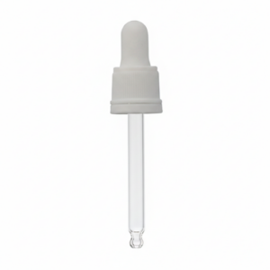 PIPETA AD, 18/410 SA TANKIM PRSTENOM za ST bocu od 10 ml / BIJELA